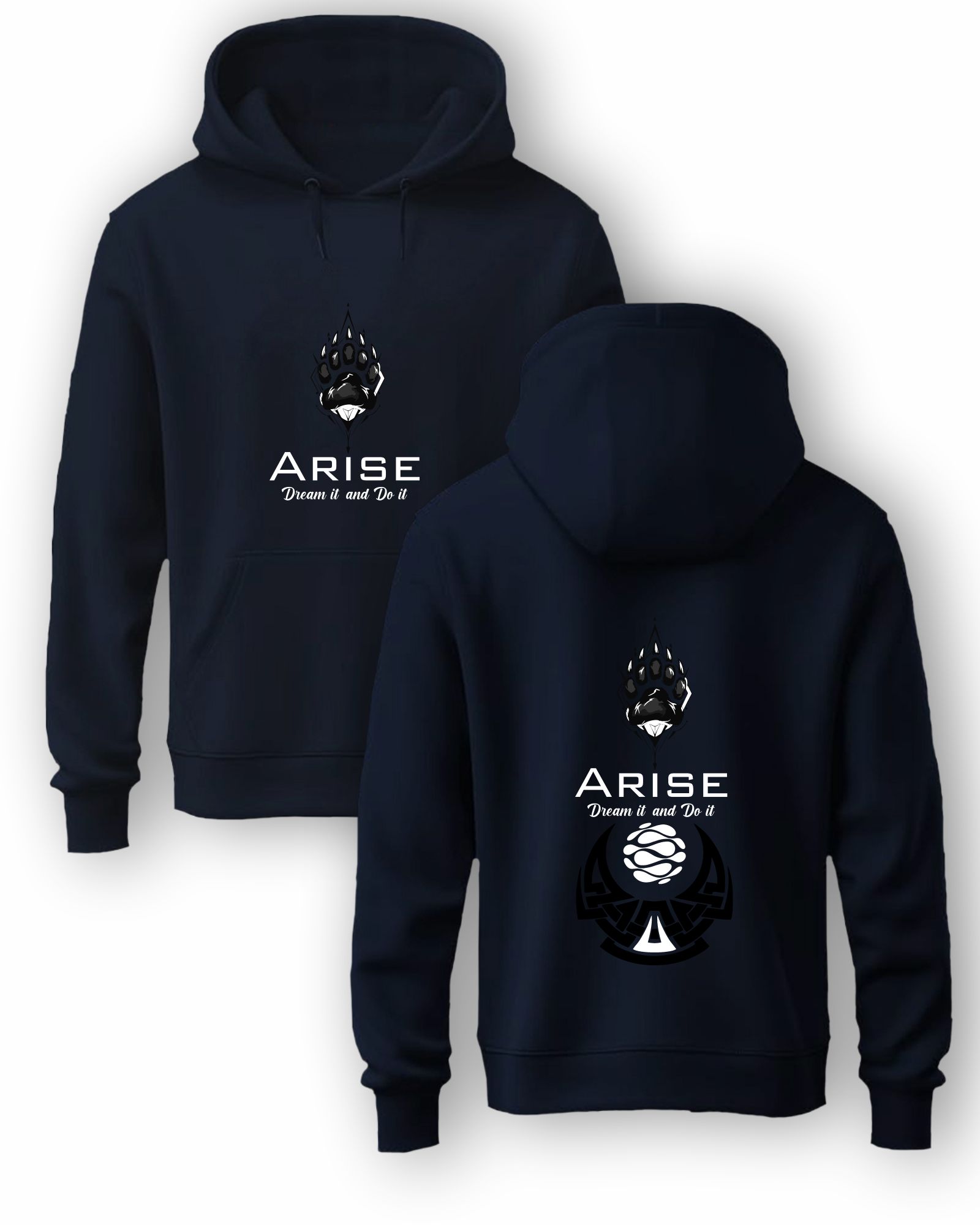 Arise Hoodie Navy Blue